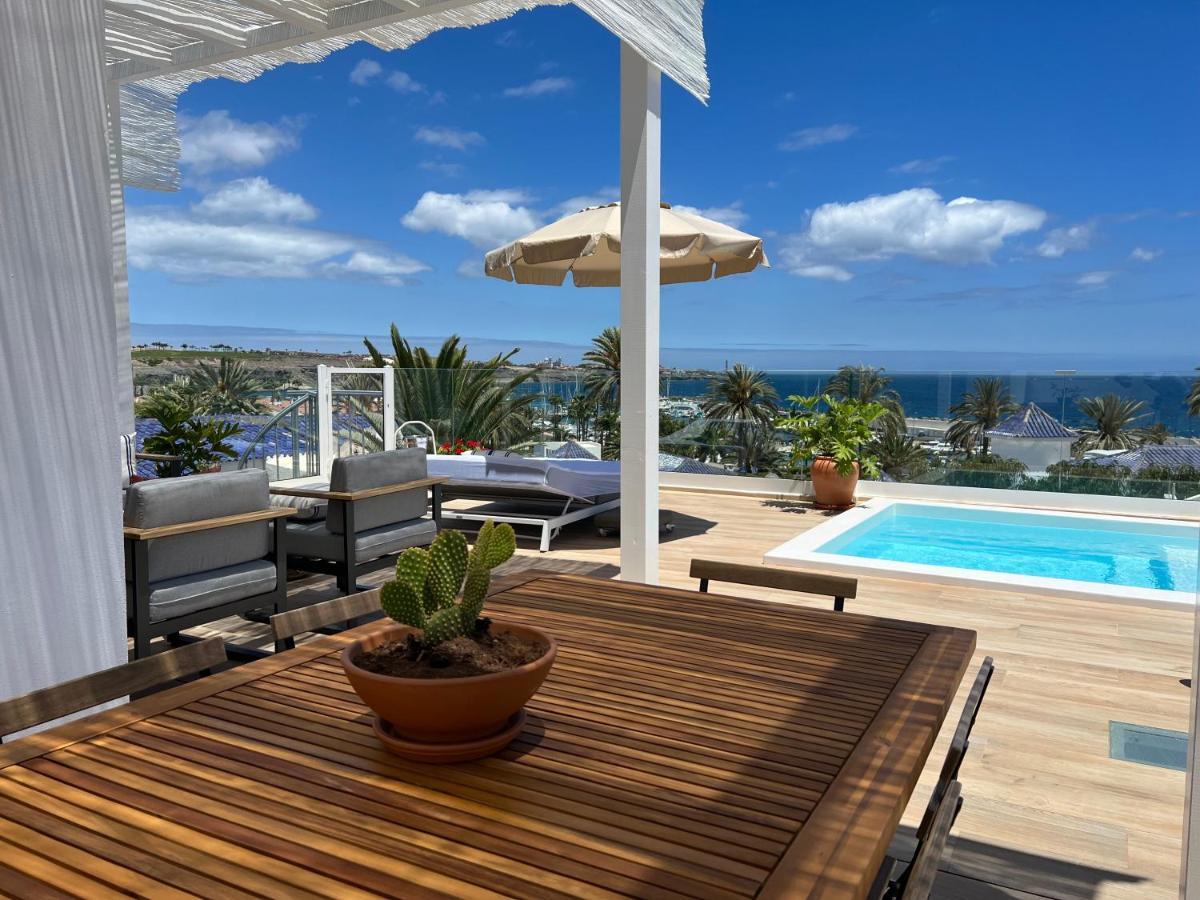 Pasitoblanco Porto Mare 7 Seaview Villa Private Heated Pool Pasito Blanco Exterior foto