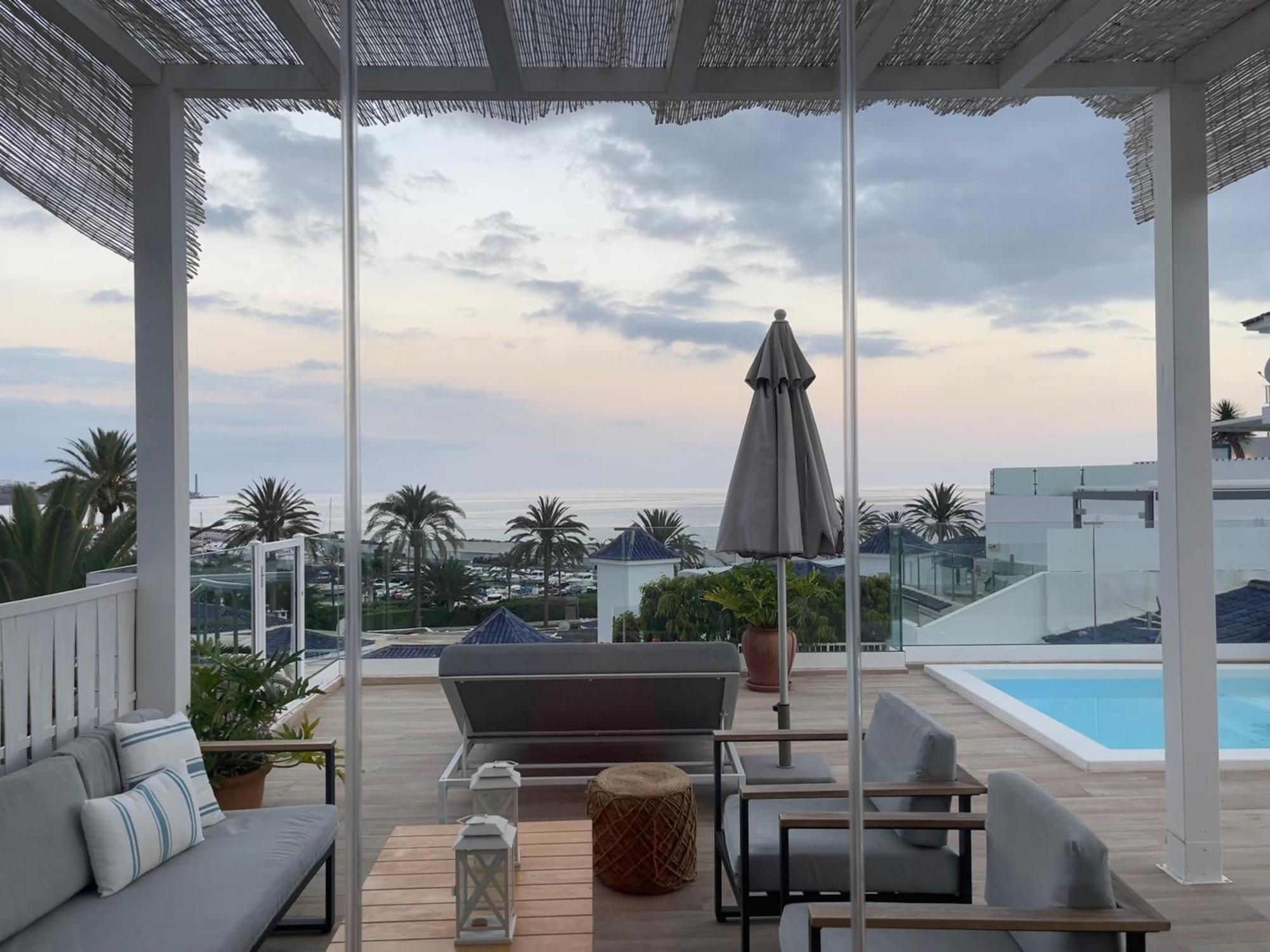 Pasitoblanco Porto Mare 7 Seaview Villa Private Heated Pool Pasito Blanco Exterior foto